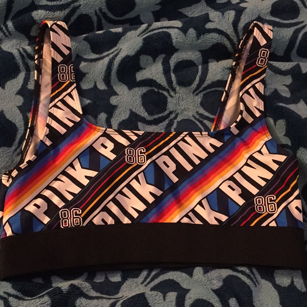 pink sports bra women’s medium
